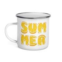 Емайлирано канче "Lemon Summer" - small - 1
