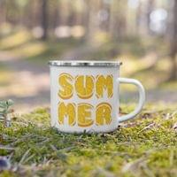 Емайлирано канче "Lemon Summer" - small - 4