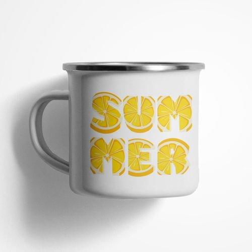 Емайлирано канче &amp;quot;Lemon Summer&amp;quot; - 1