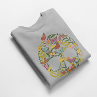 Ватирана блуза "Skull Flower" - small - 5