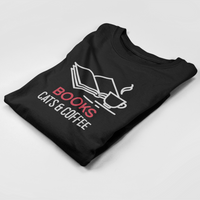 Books cat and coffee - small - 0