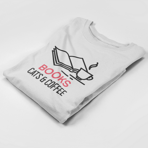 Books cat and coffee - 2