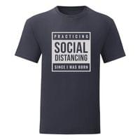 Мъжка тениска "Social Distancing" - small - 3
