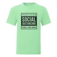 Мъжка тениска "Social Distancing" - small - 4