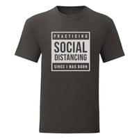 Мъжка тениска "Social Distancing" - small - 14