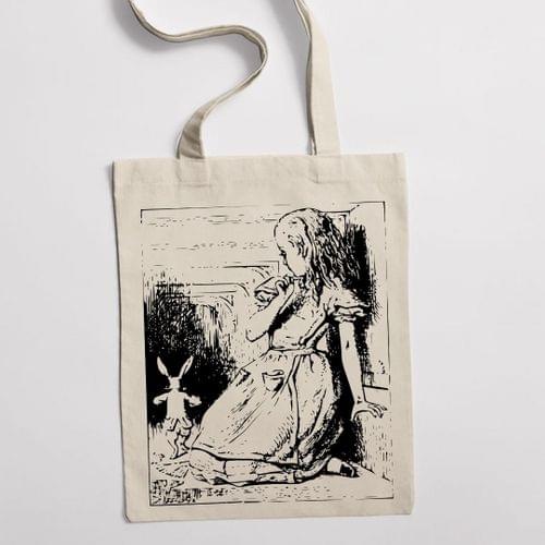 Еко чанта &amp;quot;Алиса взима магическото ветрило на Белия заек&amp;quot; - 1