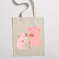 Еко чанта "Двете прасенца" - small - 1