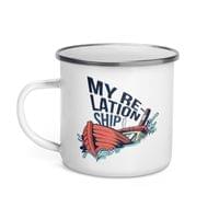 Емайлирано канче "My Relationship" - small - 1