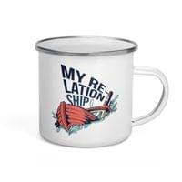 Емайлирано канче "My Relationship" - small - 3