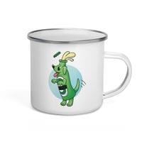 Емайлирано канче "Beer dog" - small - 3