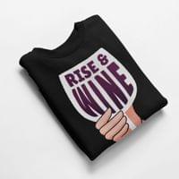 Ватирана блуза "Rise and Wine" - small - 5