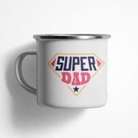 Емайлирано канче "Super Dad" - small - 0