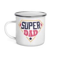 Емайлирано канче "Super Dad" - small - 1