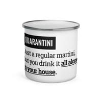 Емайлирано канче "Quarantini" - small - 2