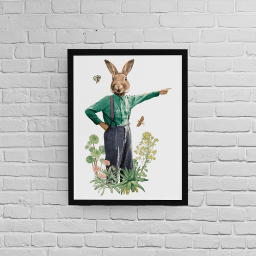 Постер &amp;quot;Fancy Rabbit&amp;quot;