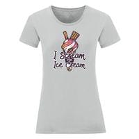 Дамска тениска "Scream Ice Cream" - small - 12