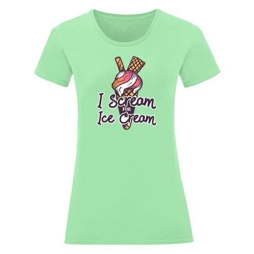Дамска тениска &amp;quot;Scream Ice Cream&amp;quot; - 1
