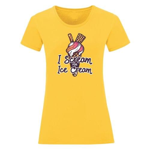 Дамска тениска "Scream Ice Cream" - 2