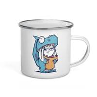 Емайлирано канче "Костюм на динозавър" - small - 3