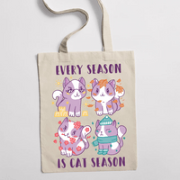 Eко чанта "Cat Season" - small - 2