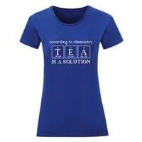 Дамска тениска "Tea Is A Solution" - small - 4