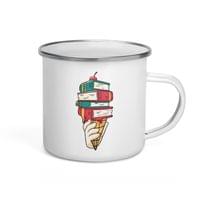 Емайлирано канче "Книжен сладолед" - small - 3