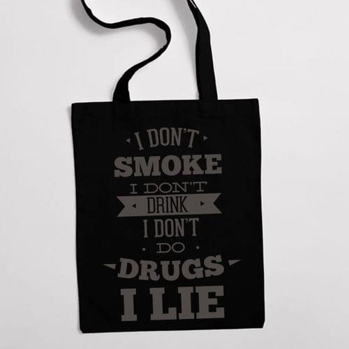 Еко чанта "I Lie" - 2