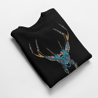 Ватирана блуза "Trippy Deer" - small - 2
