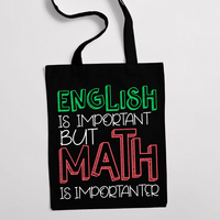 Еко чанта "English vs. Maths" - small - 1