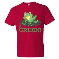 Мъжка тениска "Be Green" - small - 2