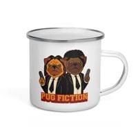 Емайлирано канче "Pug Fiction" - small - 3
