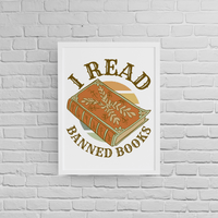 Постер "Read Banned Books" - small - 1