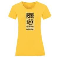 Тениска "Grammar police" (дамска) - small - 10