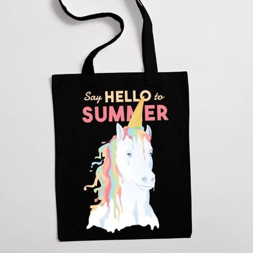 Eко чанта &amp;quot;Summer Unicorn&amp;quot; - 1