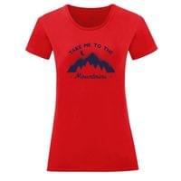 Тениска "Take Me To The Mountains" (дамска) - small - 3