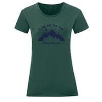 Тениска "Take Me To The Mountains" (дамска) - small - 12