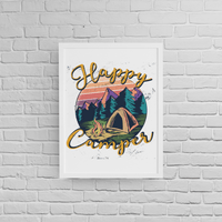 Постер с рамка "Happy Camper" - small - 0