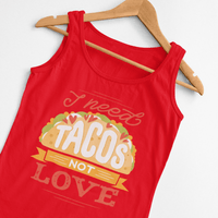 Мъжки потник "I Need Tacos" - small - 2