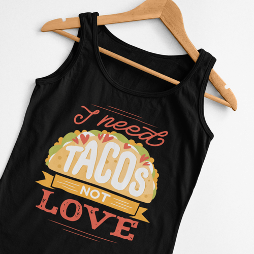 Мъжки потник &amp;quot;I Need Tacos&amp;quot; - 1