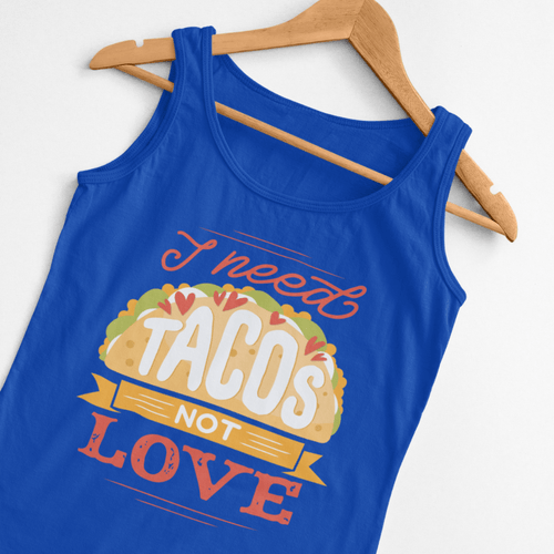 Мъжки потник "I Need Tacos" - 2