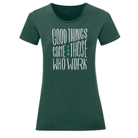 Дамска тениска "Good things" - small - 1