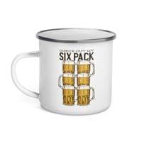 Емайлирано канче "Six Pack Beers" - small - 1
