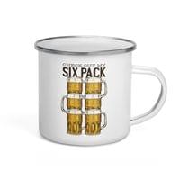 Емайлирано канче "Six Pack Beers" - small - 3