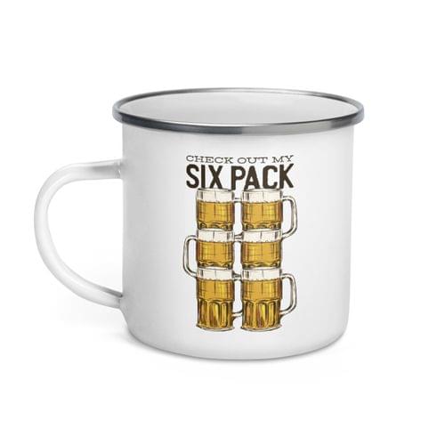 Емайлирано канче "Six Pack Beers" - 2