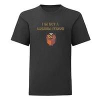Тениска "Not A Morning Person" (детска) - small - 2