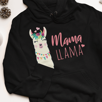 Дамска худи рокля "Мама-лама" - small - 0
