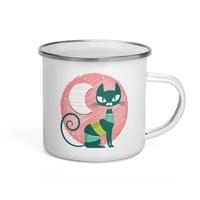 Емайлирано канче "Котка" - small - 3