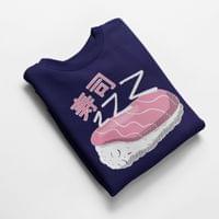 Ватирана блуза "Sleeping Sushi" - small - 2