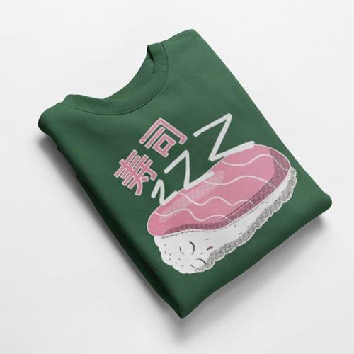 Ватирана блуза &amp;quot;Sleeping Sushi&amp;quot; - 1