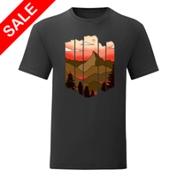 Мъжка тениска "Mountain Landscape" (Графитно сив) XL - small - 0